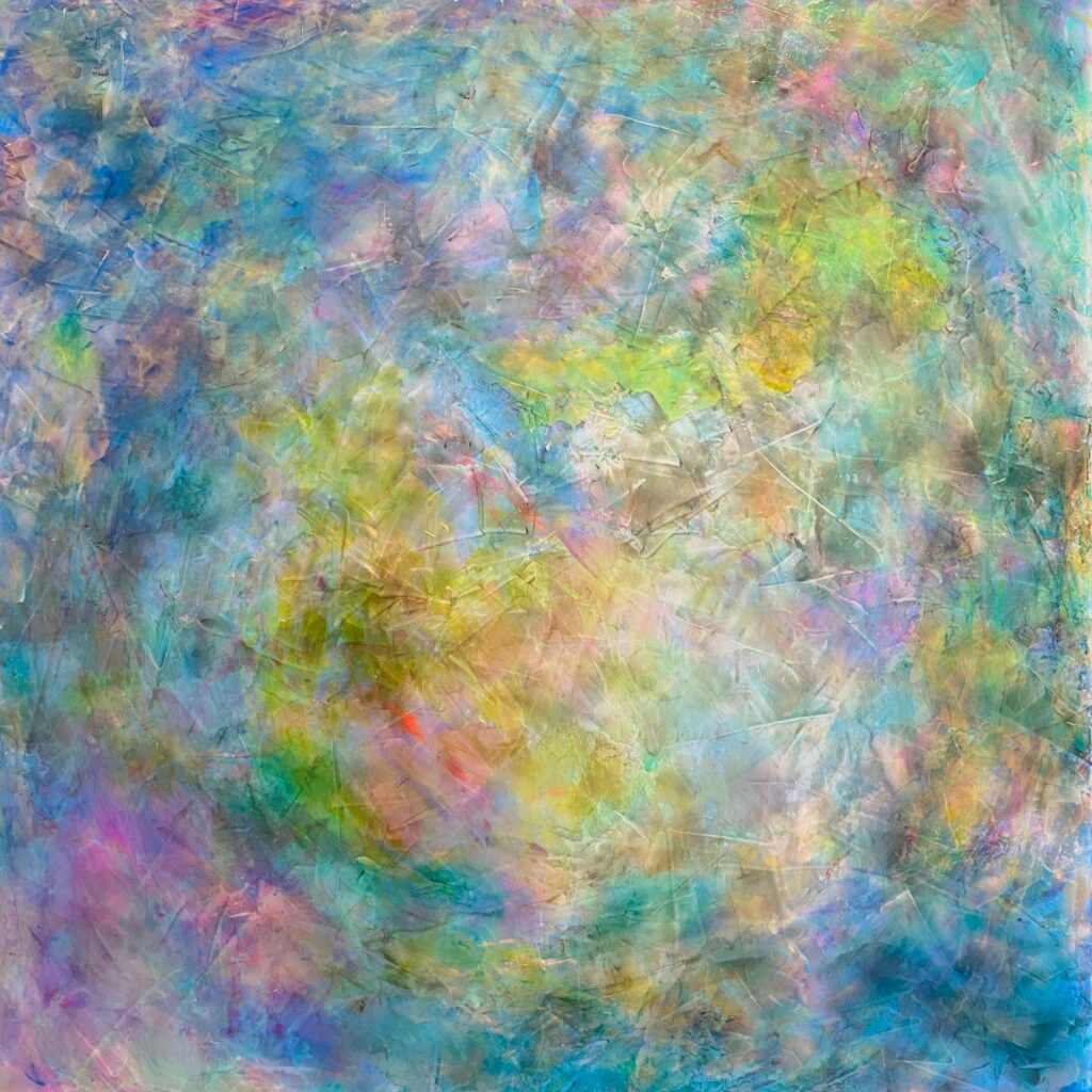 Abstract painting called Dream Pool.