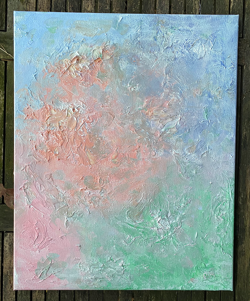 Painting of pastel colors.