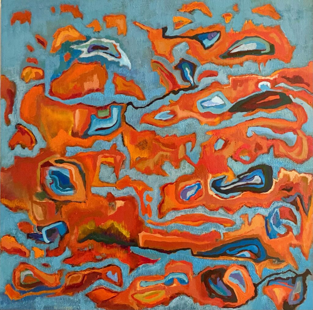 Painting called Tectonic