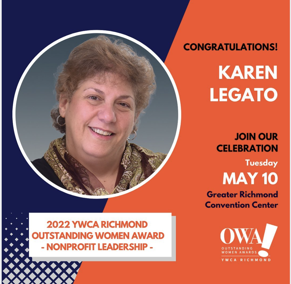 Congratulations Karen A. Legato
