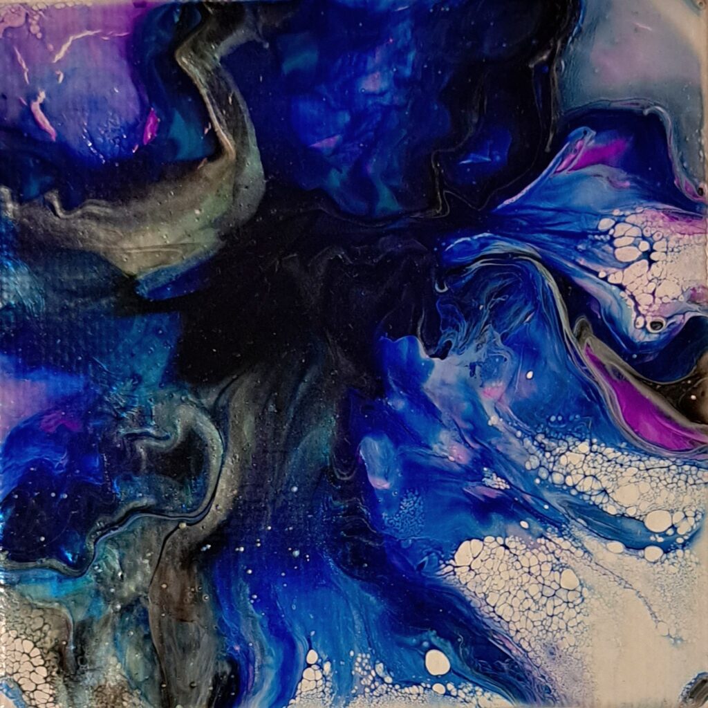 Acrylic pour image