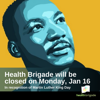 Martin Luther King Day Closed graphic