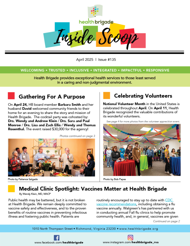 April Issue of HB Newsletter
